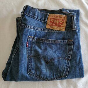 Levi's 505 Men's 36x34 Regular Fit Straight Leg Jeans Actual 18x32.5